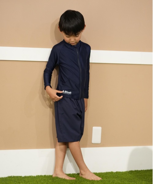 Woods 水着 「ムラサキ別注」WOODS ジェンダーレス 水着2点セット