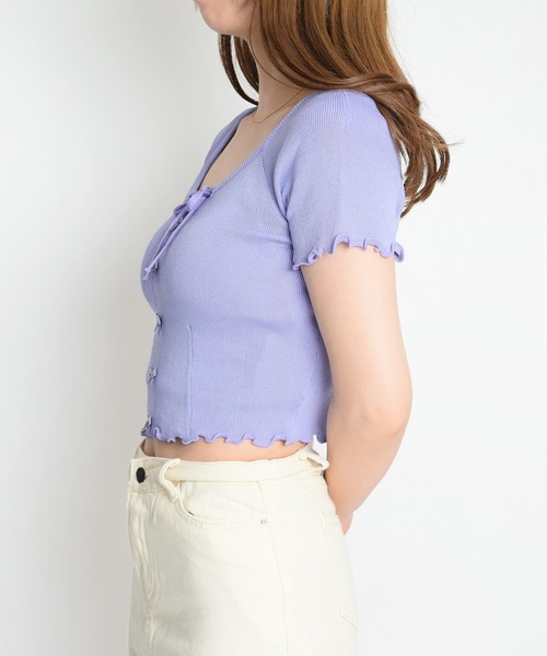 【THEAIRTOWN】リボンテールトップス SLY | RIBBON SLEEVE 2WAY JQ トップス (Tシャツ・カットソー