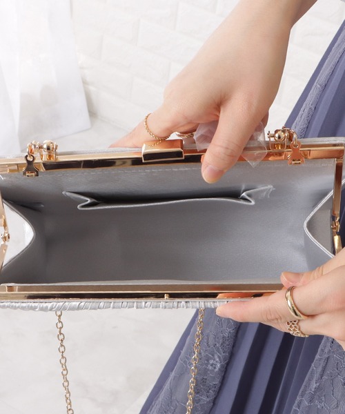 レディース パーティー用 ハンドバッグ Lace Ladies クラッチバッグ パーティーバッグ スクエア型