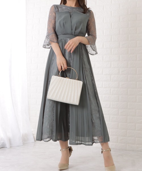 Lace Ladies クラッチバッグ パーティーバッグ ハンドル付き