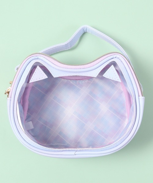FUNALIVE ポーチ Osel 推し活 ねこモチーフ 持ち手付