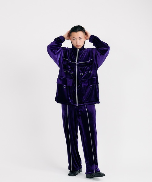 HTH piping tuck pants パンツ HTH piping tuck pants ピンク - メルカリ