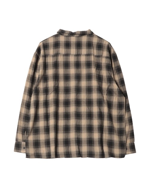 Aphlotus シャツ ダブルポケット オンブレーチェックシャツ 「セレクト
