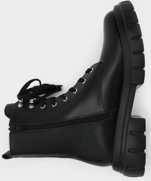 CHARLES ＆ KEITH（チャールズ&キース） ブーツ レースアップ アンクル