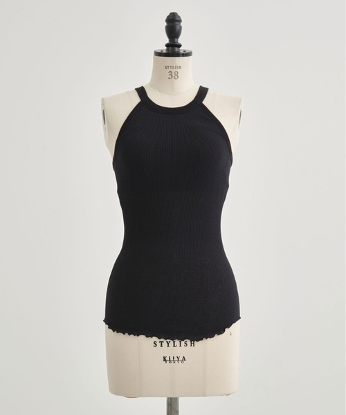 タンクトップ ノースリーブ HAKUJI TWIST COTTON BRA TT レディース HAKUJI ハクジ Twist cotton bra tank ツイスト コットン ブラ