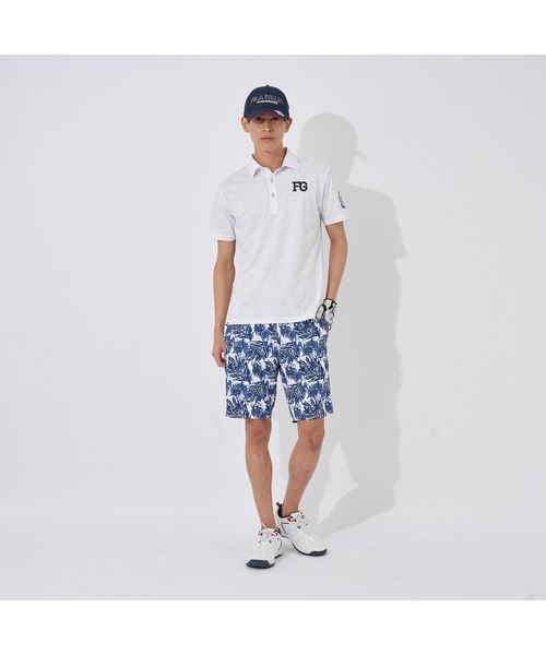 ポロシャツ メンズ FILA GOLF/フィラゴルフ ゴルフウェア ブランド ロゴ 吸汗速乾 UVカット プリント 鹿の子素材 半袖 ポロシャツ｜zozo｜11