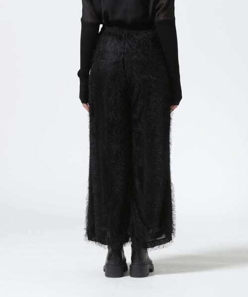 AULA AILA パンツ AILA/アウラアイラ/FRINGE JACQUARD LINE
