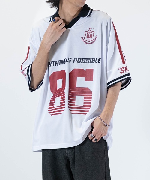 JOHN'S CLOSET（ジョンズクローゼット） tシャツ 「13」襟付き