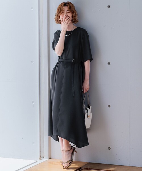 23区 ワンピース 「撥水加工/洗える」キューティクルストレッチ