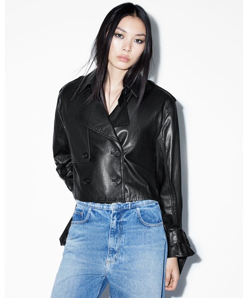ALLSAINTS（オールセインツ） トレンチコート コート HENDRY CROPPED
