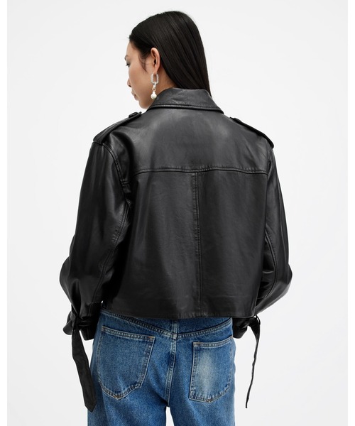 ALLSAINTS（オールセインツ） トレンチコート コート HENDRY CROPPED