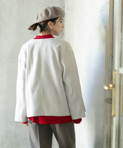 OPAQUE.CLIP（オペークドットクリップ） ノーカラーコート コート 「S