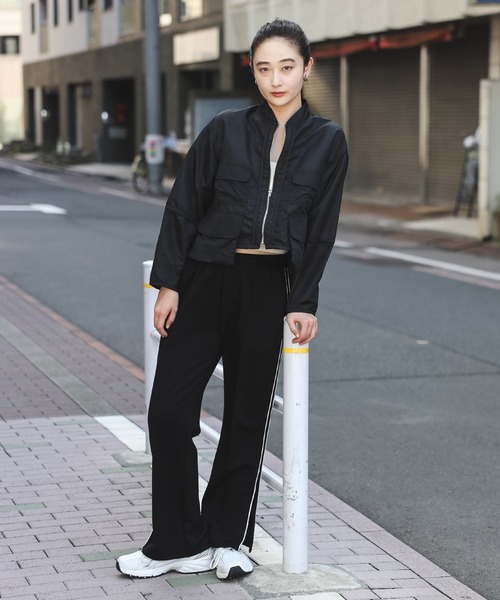 Bonjour Sagan ブルゾン アウター ポケットデザインショートブルゾン