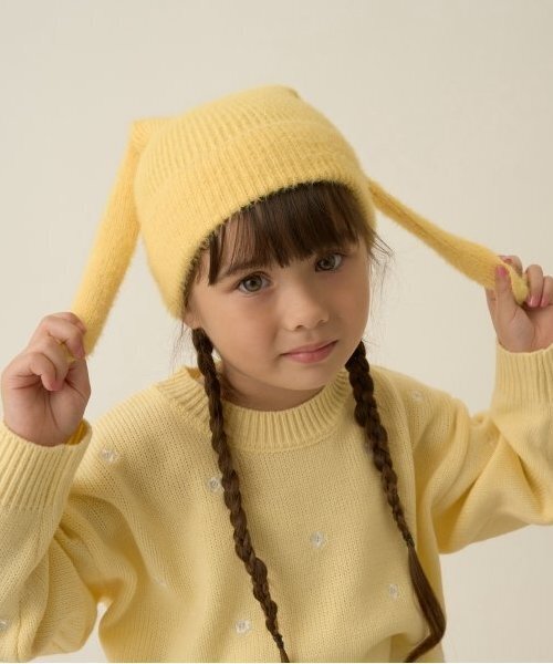 ニット帽 ニットキャップ うさ耳ニットキャップ キッズ 子供 女の子