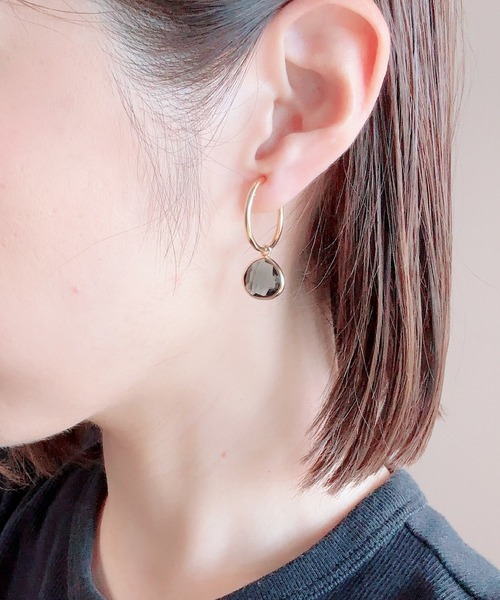 TONE（トネ） アレルギー対応 イヤリング 「As」「金属アレルギー対応