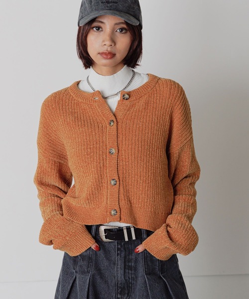 PAGEBOY（ページボーイ） カーディガン ベロアモールコンパクト