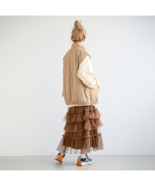 p.premier（ピードットプルミエ） ベスト ジレ 大人も着たい