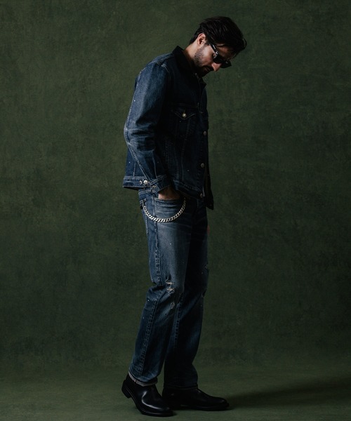 CRIMIE ジーンズ BORN FREE 2 GARAGE USED SELVEDGE STRETCH JEANS 