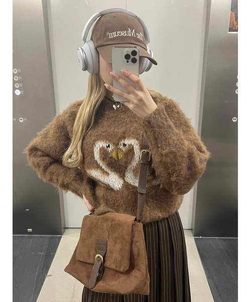 WC ニット セーター モヘアタッチスワンニット レディース : ZOZOTOWN