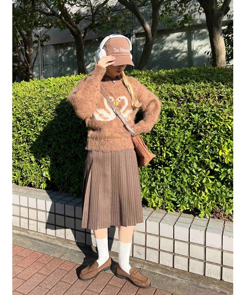 WC ニット セーター モヘアタッチスワンニット レディース : ZOZOTOWN