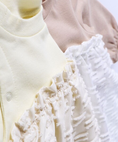 branshes ベビー服 ロンパース ジャガード切替カバーオール : ZOZOTOWN