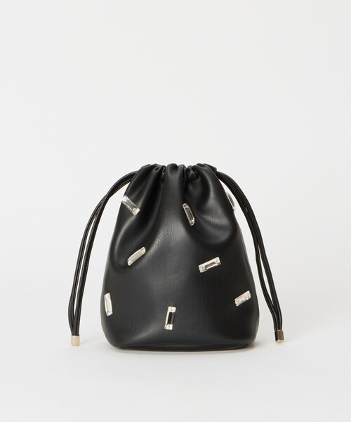 allureville ショルダーバッグ バッグ フェイクレザービジュー
