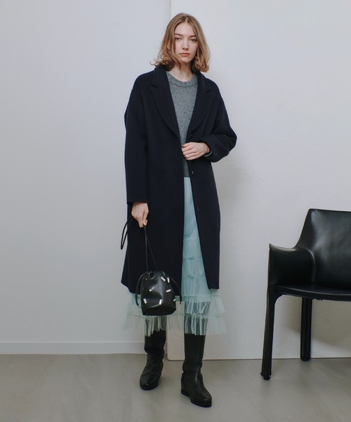 【一度使用のみ】フェイクレザービジューポシェット ショルダーバッグ allureville｜フェイクレザービジューポシェット ショルダー