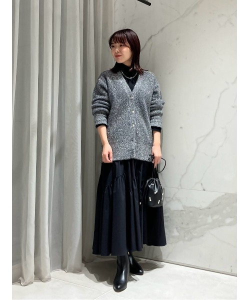 【一度使用のみ】フェイクレザービジューポシェット ショルダーバッグ allureville｜フェイクレザービジューポシェット ショルダー