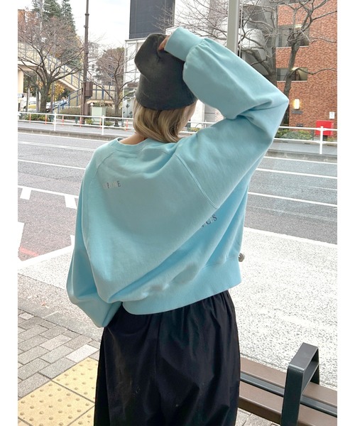 希少ungrid ランダムロゴヴィンテージスウェット トレーナー 大きめ 美品 Ungrid トレーナー スウェット ランダムロゴヴィンテージ