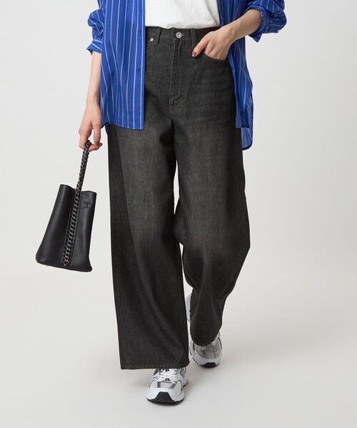 green label relaxing ワイドデニムパンツ size SHORT/TALLあり］ワイド デニム パンツ（デニムパンツ
