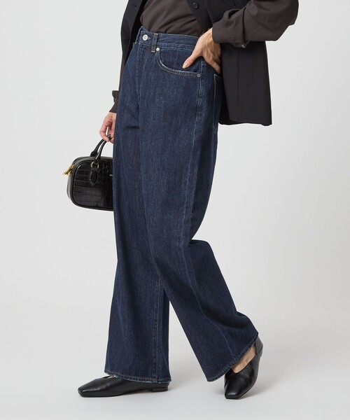 デニム・ジーパン FRAME Women Denim Pants LSPIP341THYM Green FRAME Women Denim Pants LSPIP341THYM Green (FRAME/デニム