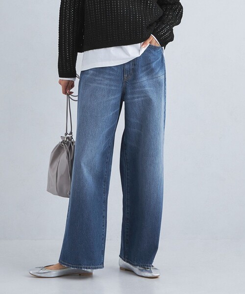 【新品未使用】soll.the label デニムパンツ 4 green label relaxing ジーンズ デニム デニムパンツ 「size