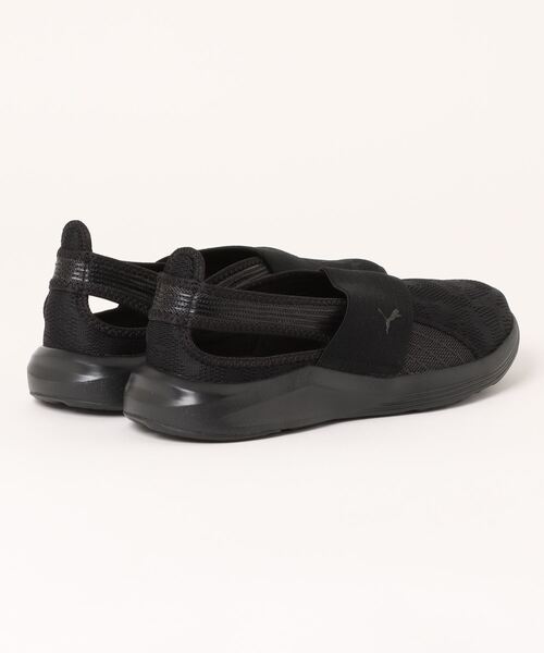 PUMA 「PUMA」 フラットサンダル 23.0cm ブラック レディース