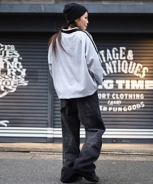 ATMARK ジーンズ 「3サイズ展開 / UNISEX 」ビンテージカラー オーバー