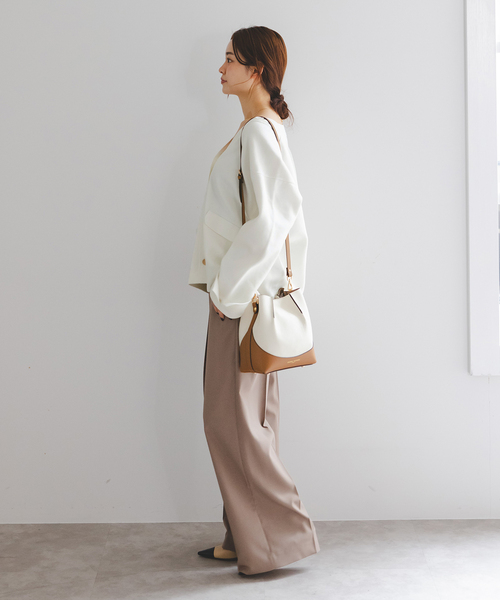 NOBLE（ノーブル） カーディガン 接結ジャケットライクカーディガン