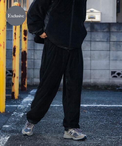 BROOXON x URBS ブロックソン URBAN RESEARCH BUYERS SELECT アーバンリサーチ 23AW 別注 U.P.S. OCTARTECH PANTS リップストップ イージーパンツ L BLACK ボトムス【中古】【BROOXON × URBS】 URBAN RESEARCH（アーバンリサーチ） パンツ 「別注」BROOXON×URBS
