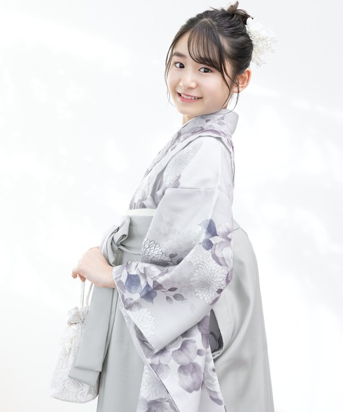 SOUBIEN（創美苑） 着物 floroハイジュニア袴4点セット（着物・襦袢