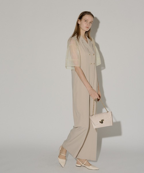 LE'RURE パンツドレス lantern sleeve rompers : ZOZOTOWN Yahoo