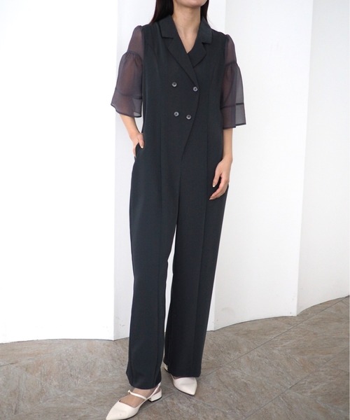 LE'RURE パンツドレス lantern sleeve rompers : ZOZOTOWN Yahoo