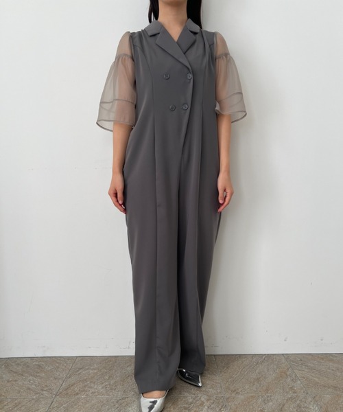 LE'RURE パンツドレス lantern sleeve rompers : ZOZOTOWN Yahoo