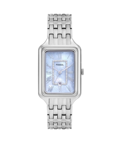 FOSSIL シルバー スクエア型 時計 2026年最新Yahoo!オークション 