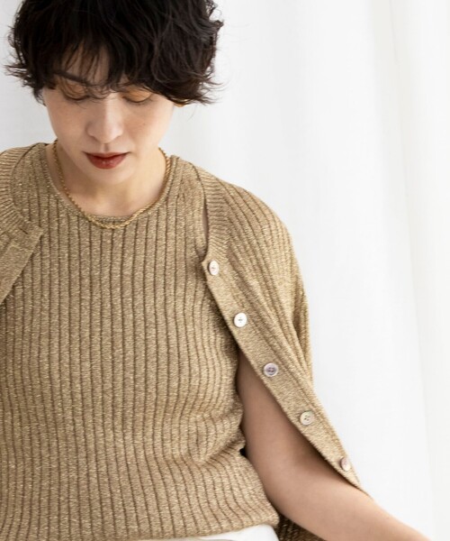 「NOLLEY'S」 ノースリーブニット 38 チャコールグレー レディース NOLLEY'S 「NOLLEY'S」 ノースリーブニット 38 チャコールグレー