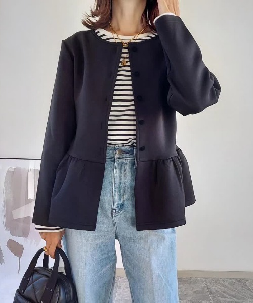 カーディガン ペプラムカーディガン レディース : ZOZOTOWN Yahoo!店