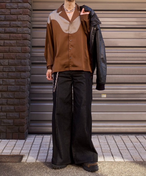 Forte ワイドパンツ ジーンズ 「Wrangler×Forte」West Side Modern 