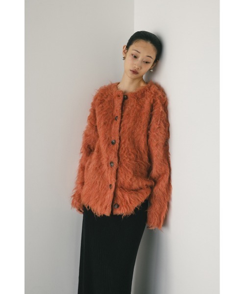 STYLEMIXER（スタイルミキサー） ニットカーディガン FREE オレンジ