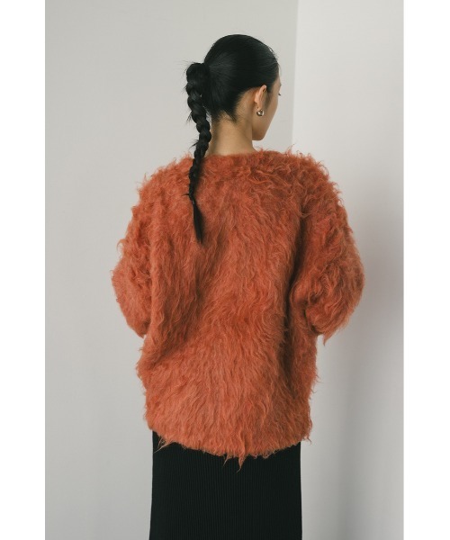 STYLEMIXER（スタイルミキサー） ニットカーディガン FREE オレンジ