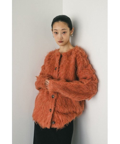 STYLEMIXER（スタイルミキサー） ニットカーディガン FREE オレンジ