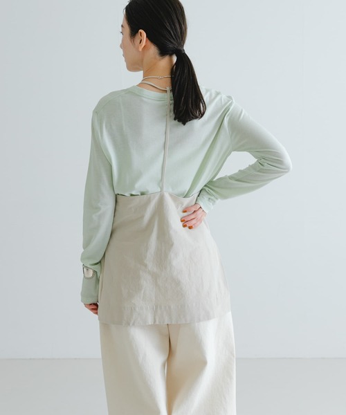 tシャツ HAKUJI　Cellulose cotton Long-Sleeve Pullover レディース HAKUJI tシャツ HAKUJI Cellulose cotton Long-Sleeve Pullover