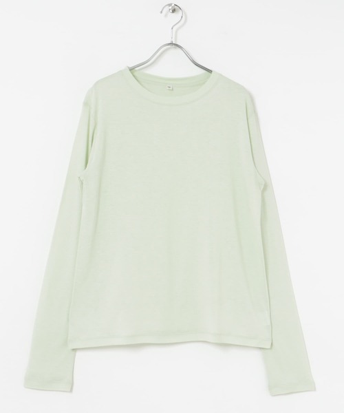 tシャツ HAKUJI　Cellulose cotton Long-Sleeve Pullover レディース HAKUJI tシャツ HAKUJI Cellulose cotton Long-Sleeve Pullover
