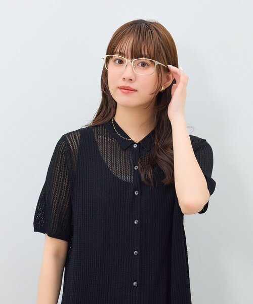 Zoff（ゾフ） 伊達メガネ メガネ 眼鏡 ウェリントン型 メガネ｜チタン